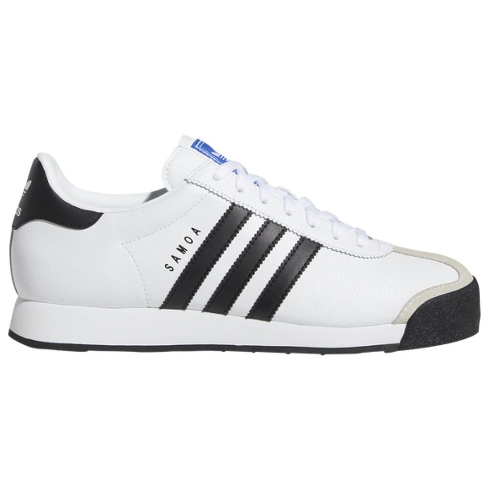 NWT Adidas Originals SAMOA Men's Shoes - White/Black Stripes - 675033